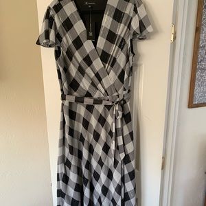 Plus size full length event dress.